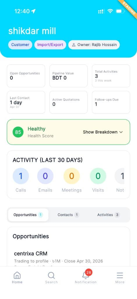 Account Health