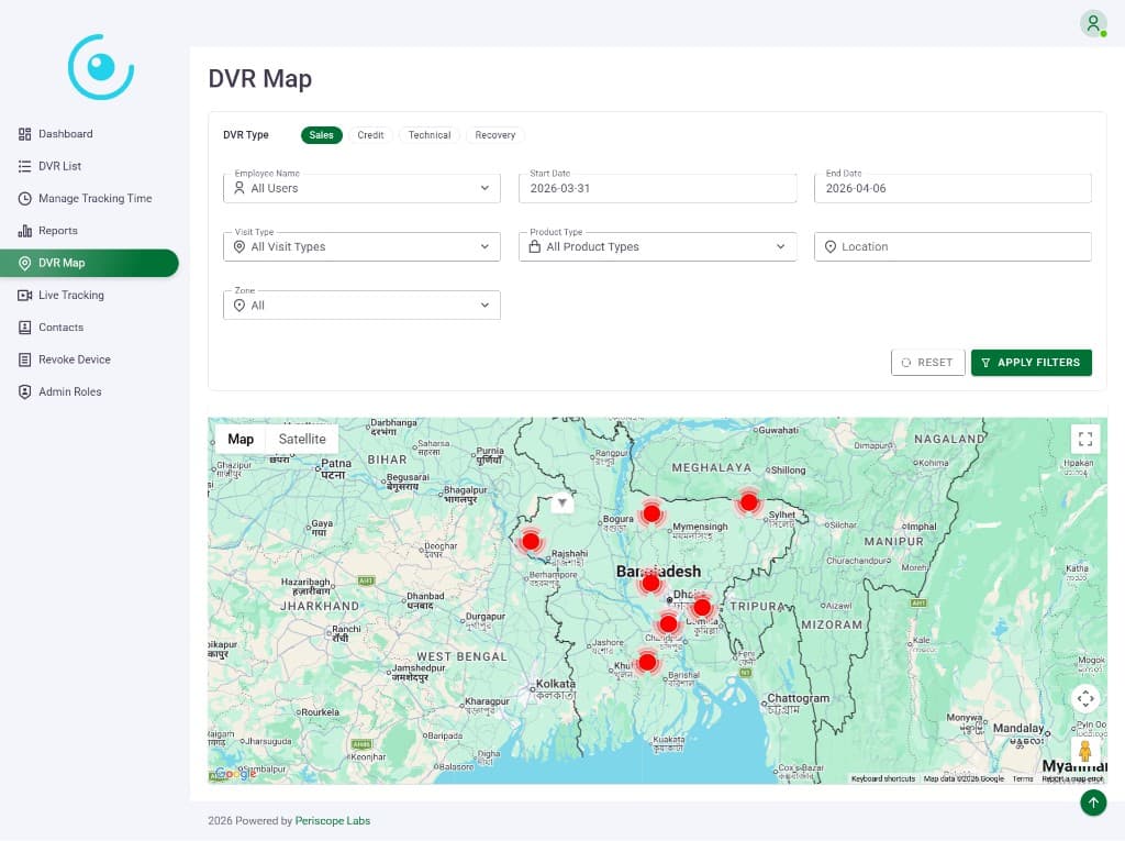 DVR Map