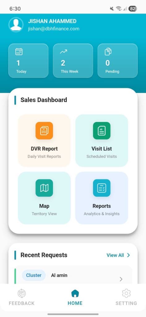 Home Dashboard